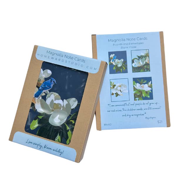 Magnolia Anteckningskort för wholesale av Homeward Studio