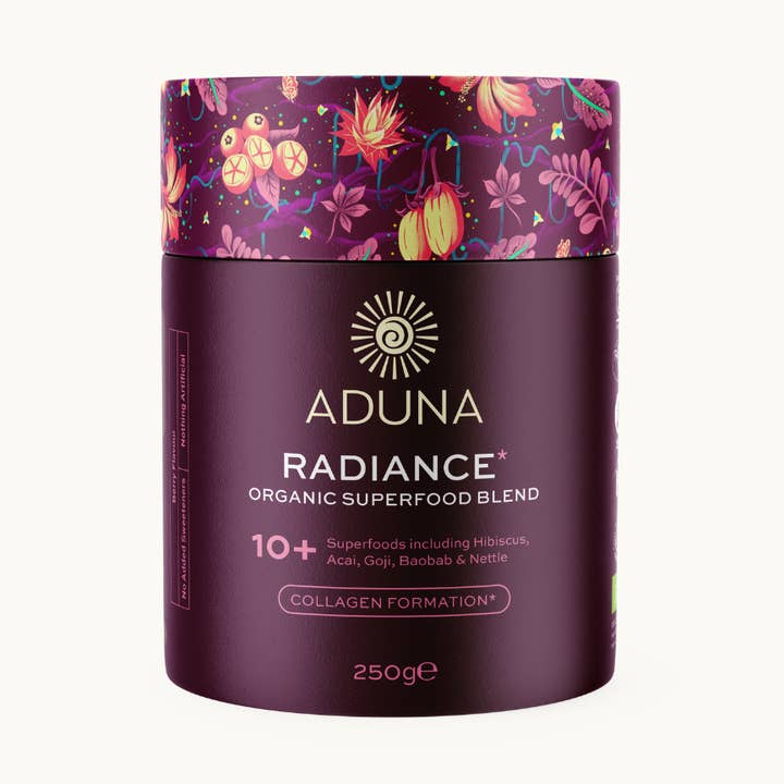 Radiance Superfood Blend | Collagen Formation | 275g for wholesale by Aduna Superfoods