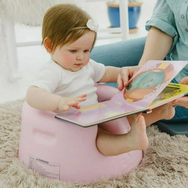 Hippychick - Wholesale Booster Seat - Kids - Bumbo Floor Seat Cradle Pink 3 - 12 months
