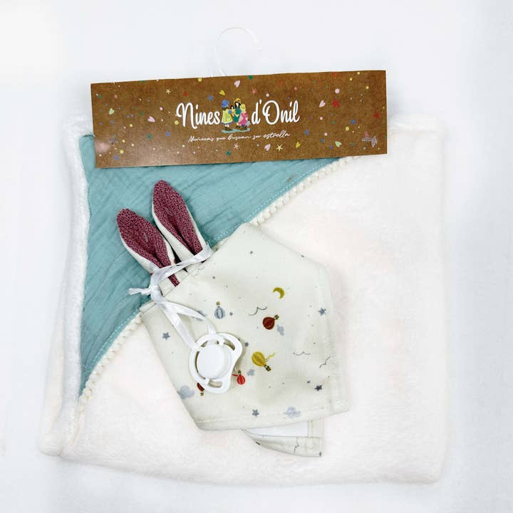 Nines Artesanals d'Onil Dolls - Wholesale Doll - Kids - BABY BLANKET WITH DOUDOU PACIFIER2