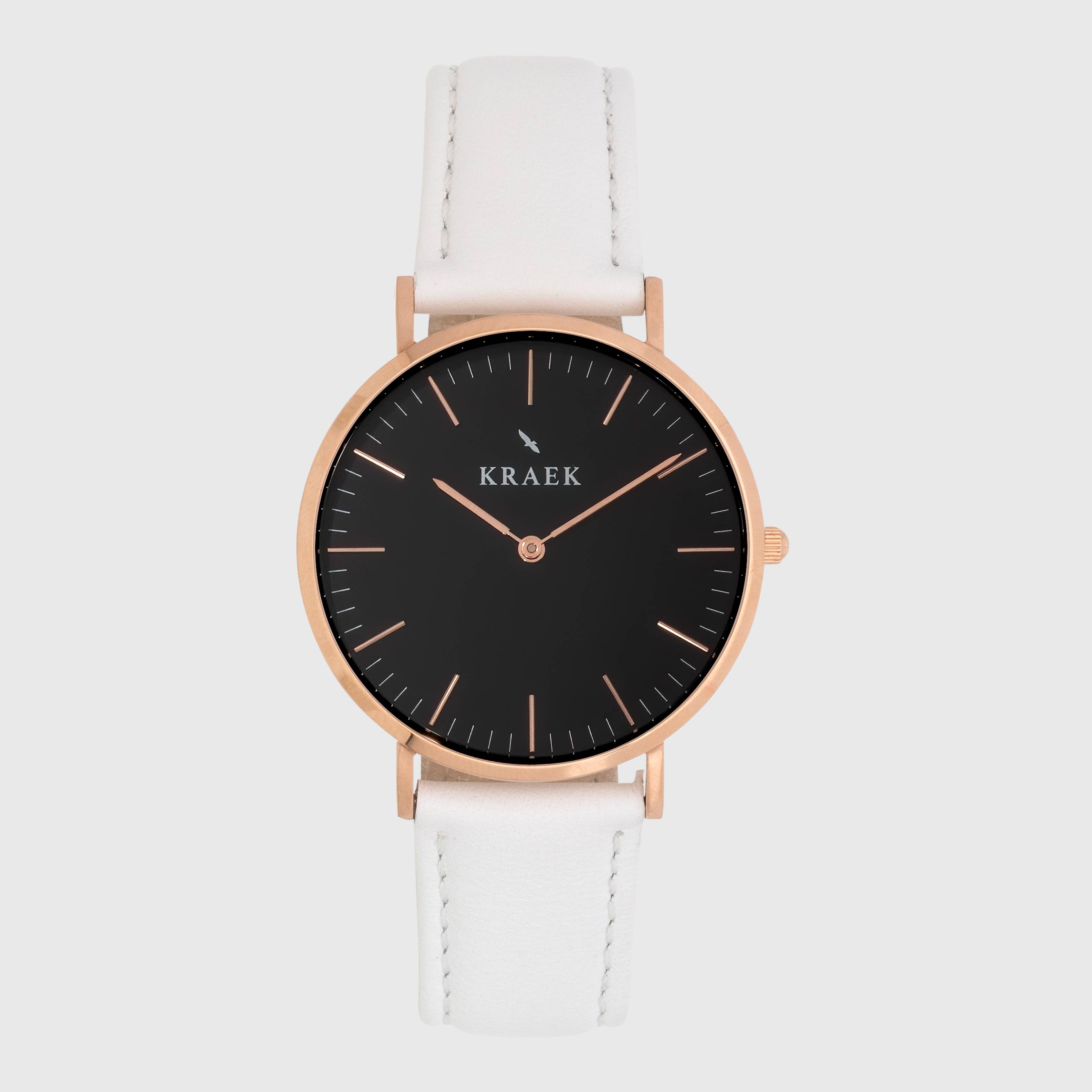 KRAEK Watches - Wholesale Wrist Watch - Women's - Swift | Rose Gold | White | 36 mm0