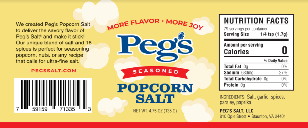 Wadels Farm Wagon LLC - Wholesale Salt - Peg's Popcorn Salt2