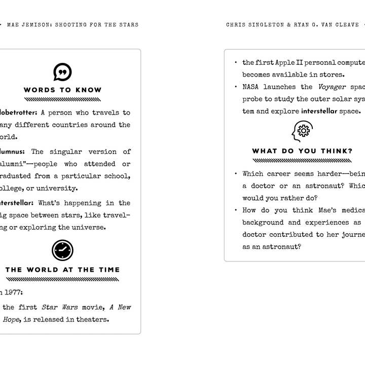 Bushel & Peck Books - Wholesale Biografie en memoires - Black History Heroes: Mae Jemison9