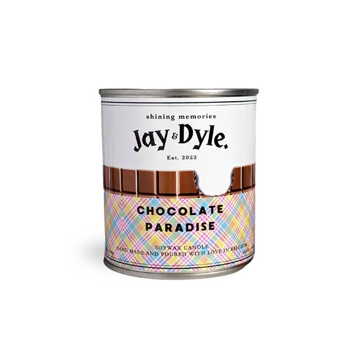 Handmade scented candle - chocolate and hazelnut for wholesale by Jay & Dyle