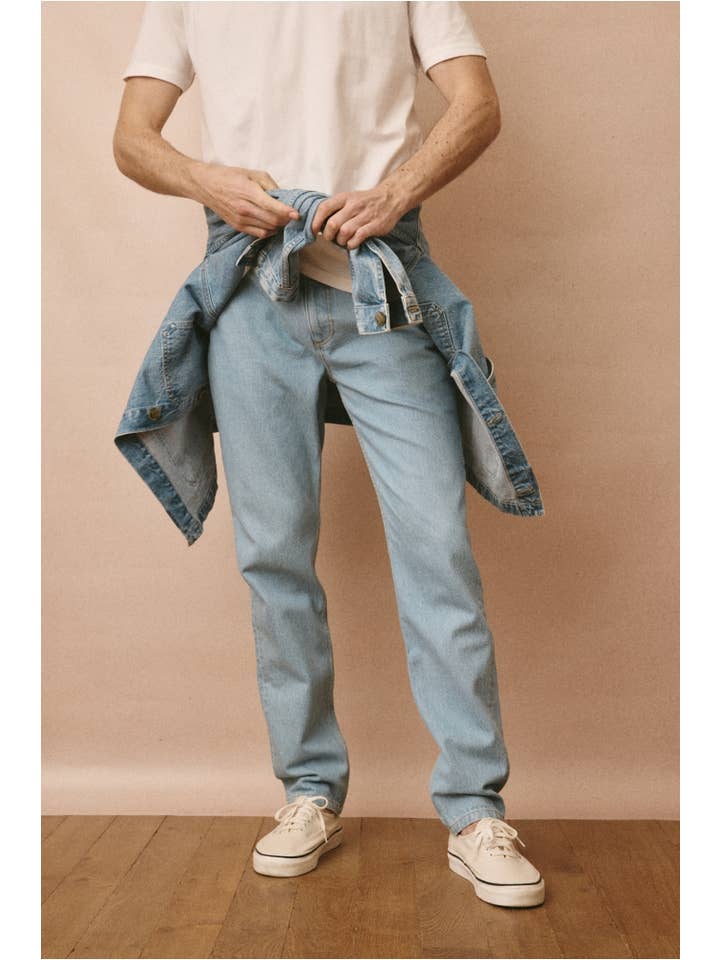 JAQK - Wholesale Jeans - Men's - Jean Semi Slim Cooper Bleach