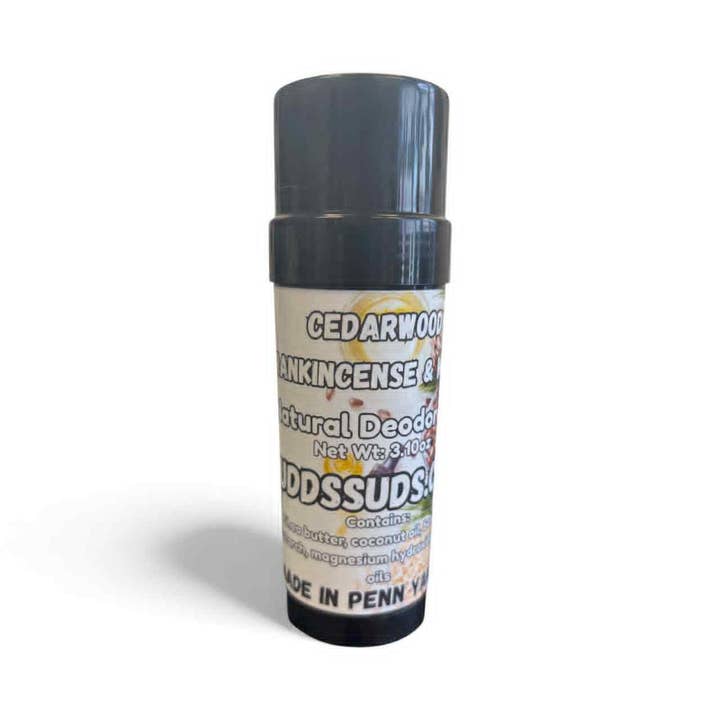 Cedarwood & Frankincense Natural Deodorant | Aluminum-Free for wholesale by Judds Suds