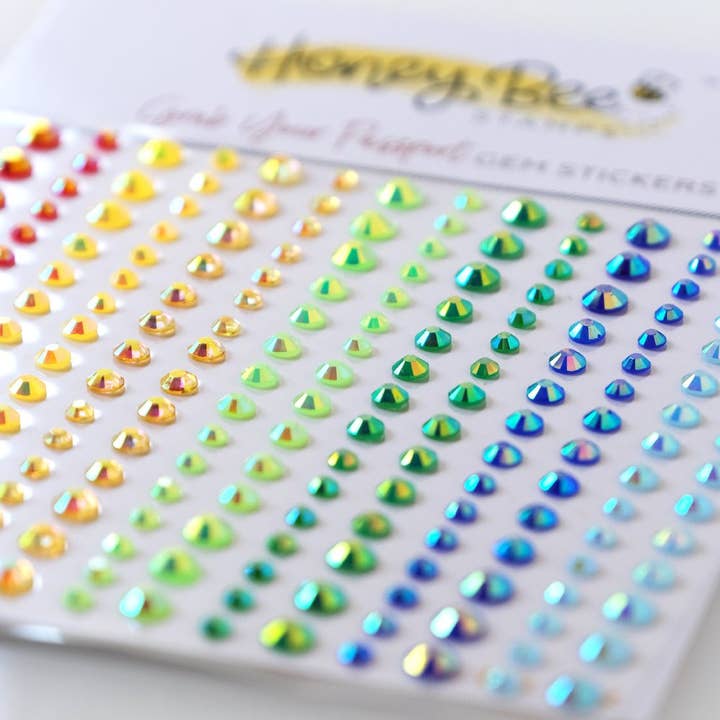 Schnapp dir deine Passport Gem Sticker - 210 Stück - Auslaufend für den Großhandel von Honey Bee Stamps