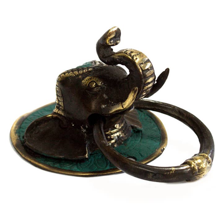 Elephant Head Vintage Style Door Knocker for wholesale by Doorknockers.co.uk
