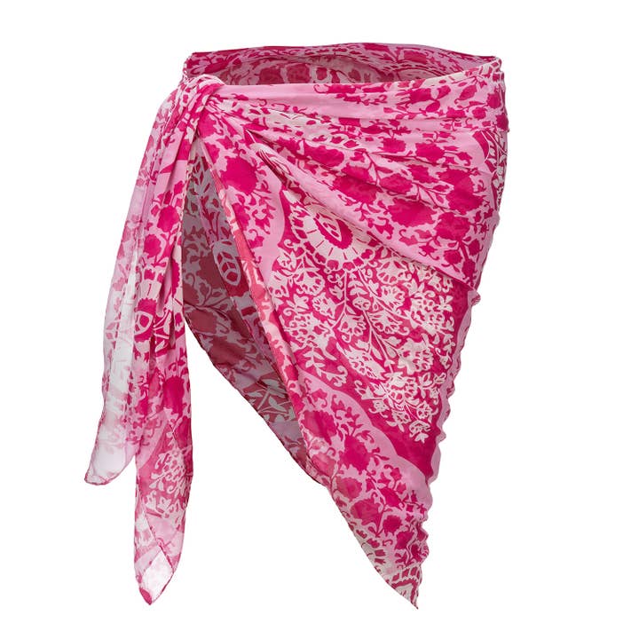 Howard's - Wholesale Strandvestje/Strandjurk/Strandtuniek - Dames - Sale - Zomerbadpak met bloemenprint Sarong2