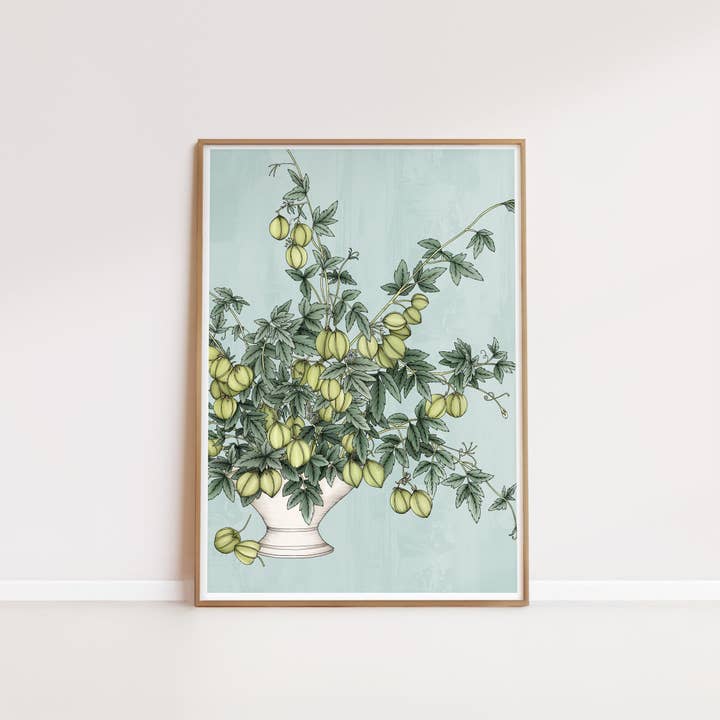 Love-in-a-Puff Still Life Artprint for wholesale by Typoflora