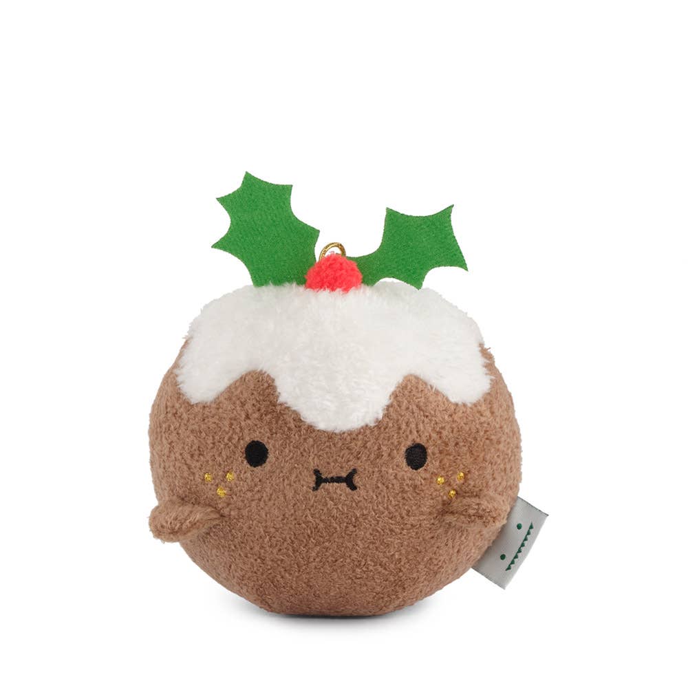 Noodoll - Wholesale Stuffed/Plush Toy - Kids & Baby - Mini Plush Toy - Ricemaspud - Brown Christmas Pudding