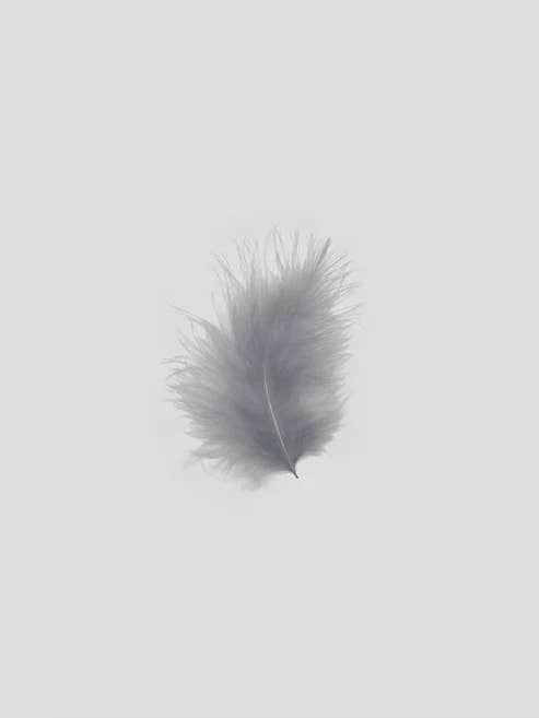 Marabou 12-15 cm Musgrå for engroshandel hos Enkels Feathers