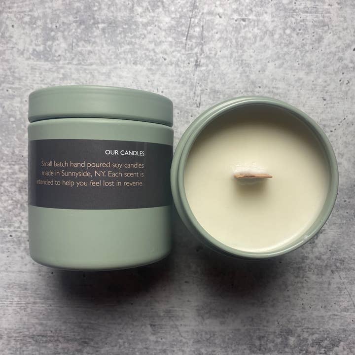 Reverie Wicks - Wholesale Jar/Filled Candle - 9 oz Soothing Sanctuary (Wooden Wick)1