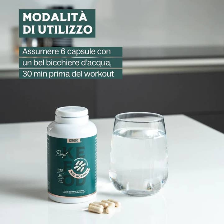 KeFood - Wholesale Oral Supplement/Vitamin - PRE WORKOUT - BETA ALANINE, TAURINE, RHODIOLA, CAFFEINE