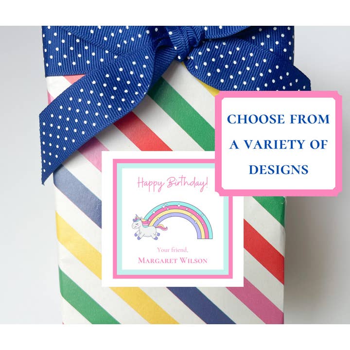 Adesivi di compleanno personalizzati per ragazze per la vendita all'ingrosso da parte di The Winsome Life Stationery