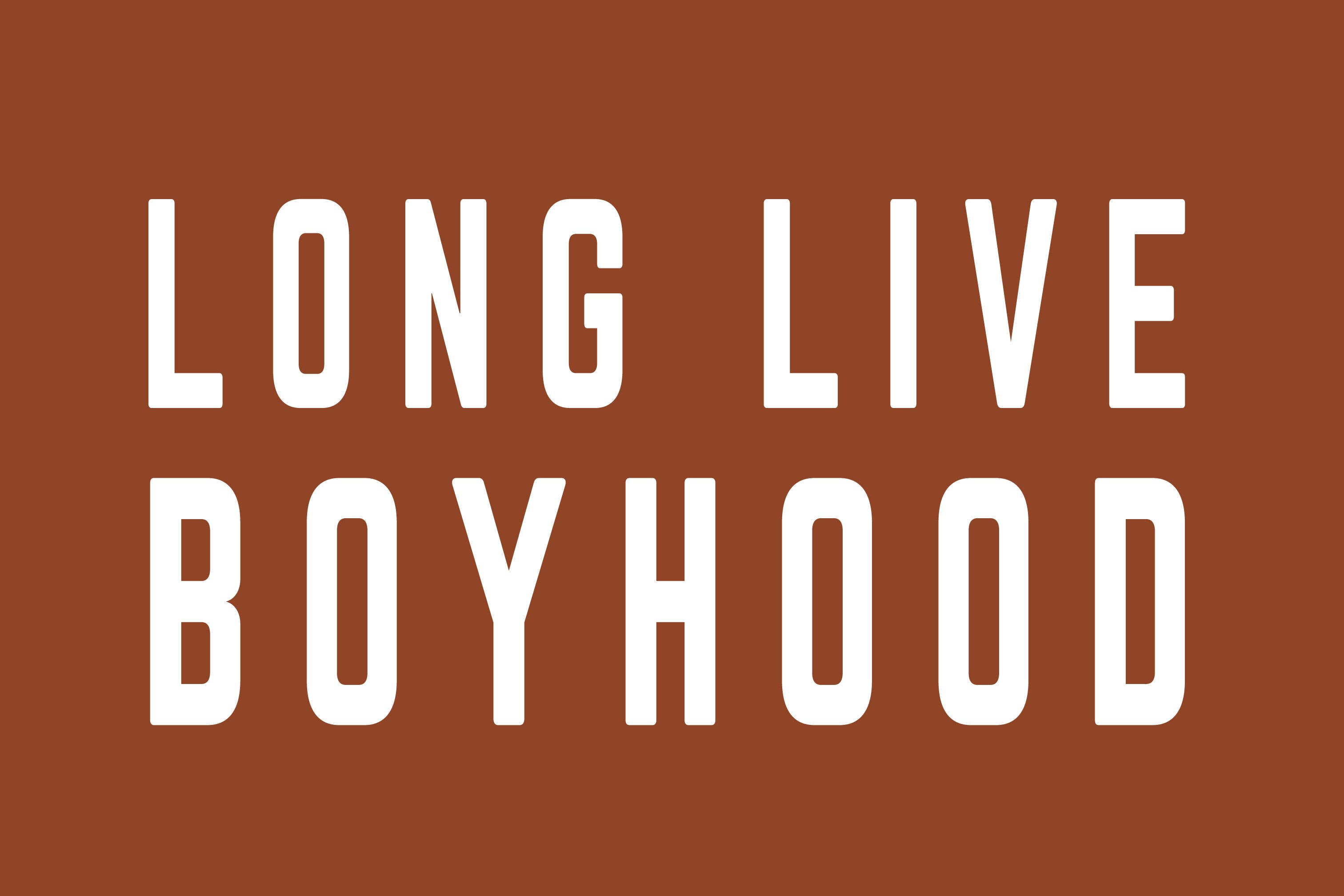 Red Barn Canvas - Wholesale Sign - Long Live Boyhood1