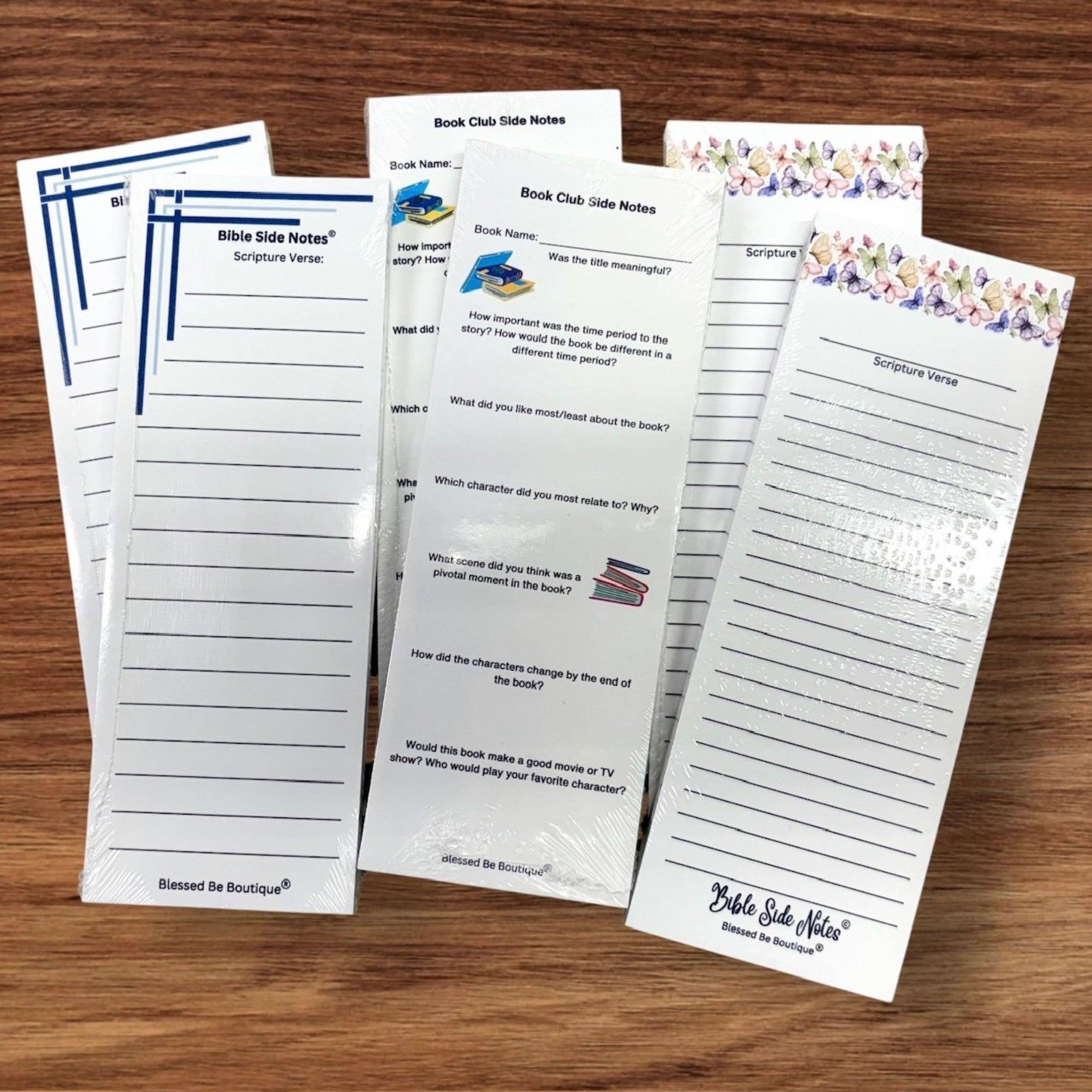 Blessed Be Boutique - Wholesale Notepad - Bible Side Notes2