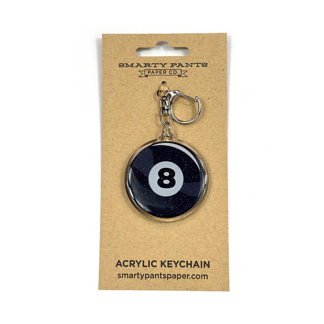 Smarty Pants Paper - Wholesale Keychain - Women's - 8 Ball Keychain3