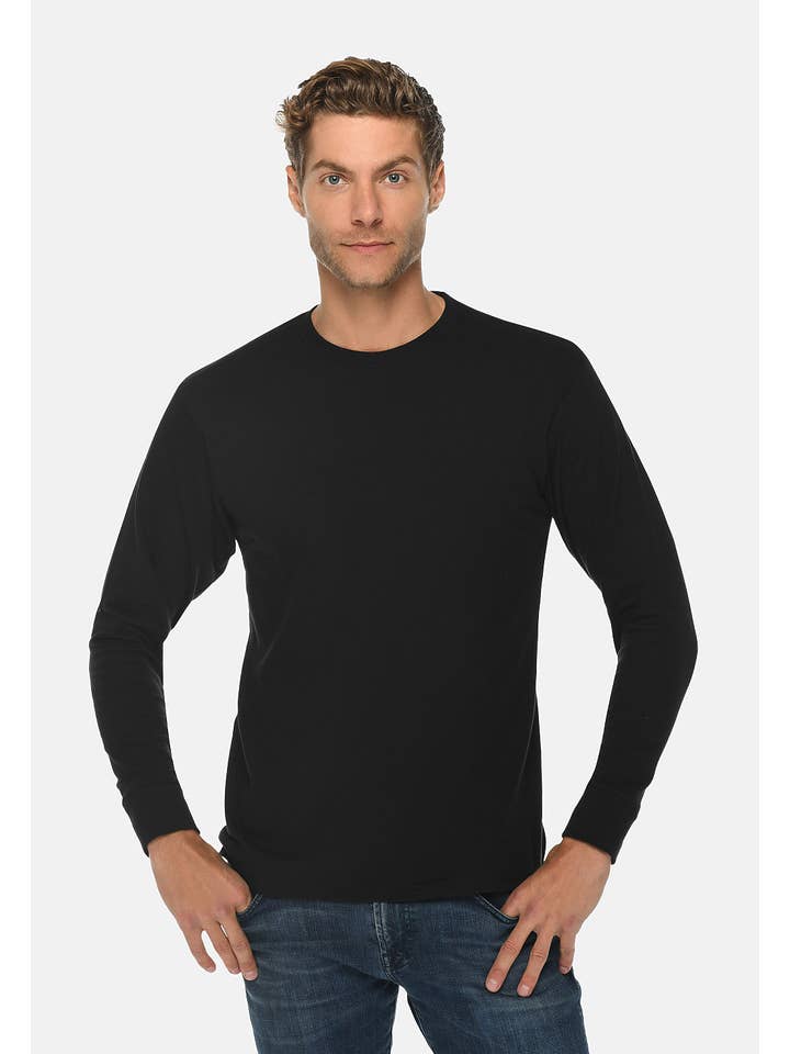 Lane Seven Apparel - Vendita all'ingrosso Maglietta - Uomo - Maglietta girocollo a maniche lunghe36