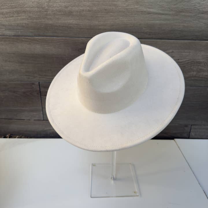 Queens INC - Wholesale Fedora - Women's - Fashion Classic Wide Brim Premium Suede Hat19