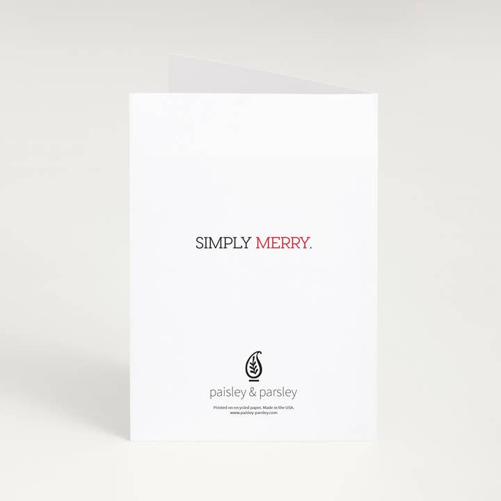 Paisley & Parsley - Wholesale Christmas Card - Under the Tree – Greeting Card (Christmas)