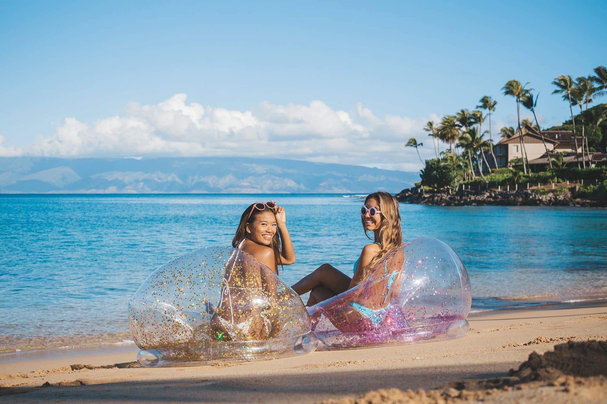 PoolCandy – wholesale Stol – AirCandy Guldglittrig Uppblåsbar Stol9