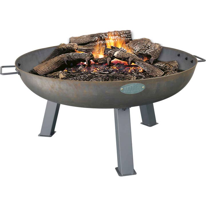 Rinkit Ltd - Wholesale Fire Pit - Harbour Housewares Cast Iron Garden Fire Pit Burner - 75cm1
