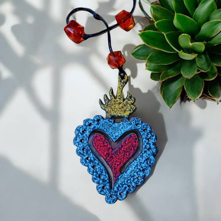 Whimsies - Wholesale Ornament - Milagro Heart ornament girlfriend Valentines Christmas USAÂ