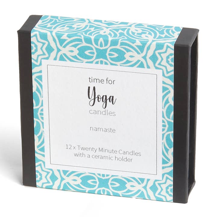 le temps des bougies de yoga (wrap) pour la vente par Cotton & Grey