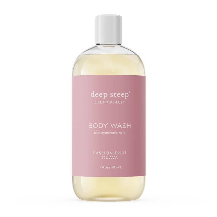 Body Wash - Passion Fruit Guava 17oz for wholesale by Deep Steep Clean Beauty
