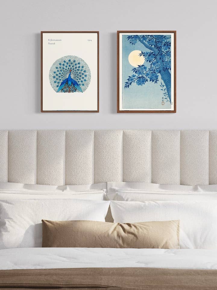 Wildlife Illustration. (SET OF 2) A4, A3, A2 Wall Art. Museum Vintage Art. Vintage Print. Nature Print, Wildlife, Wall Art, Botanical Art, for wholesale by Gabrielle Dalsan