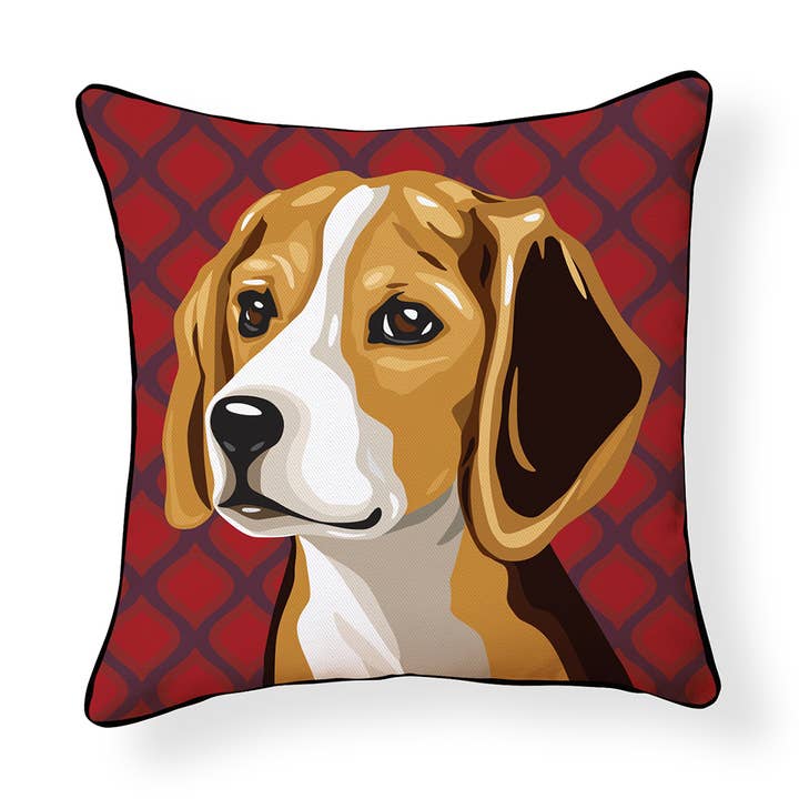 Pooch Décor: Beagle Pillow Case for wholesale by Naked Decor