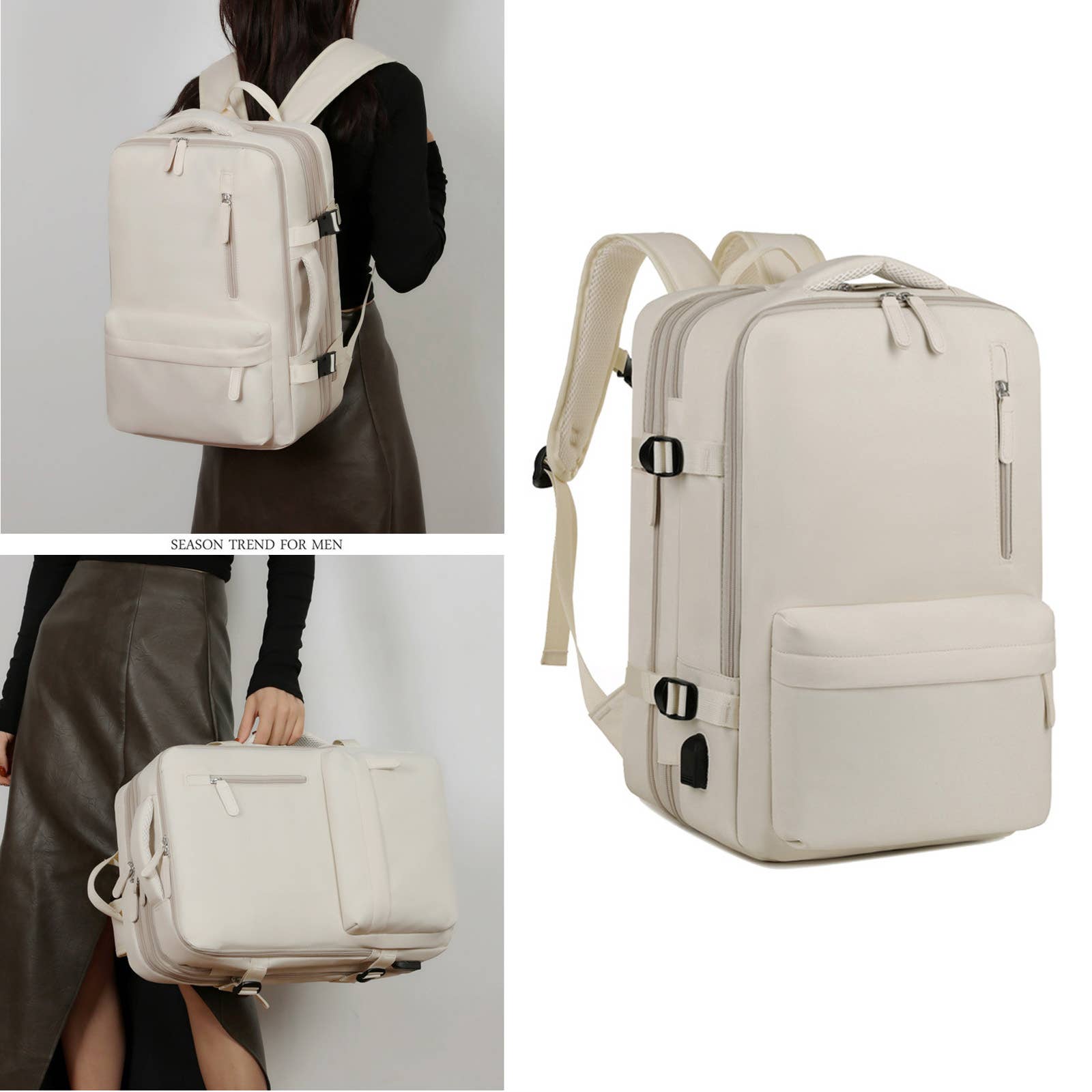 wandf - Wholesale Backpack - Unisex - Multifunctional Shoulder Backpack with Computer Compartment5