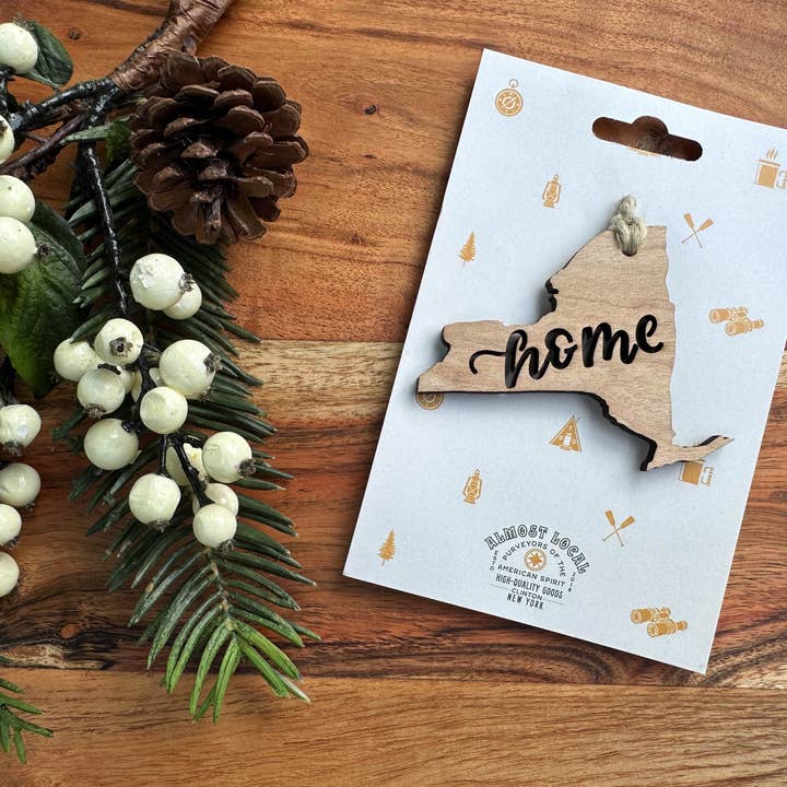 Custom State Home Ornament for wholesale by Almost Local