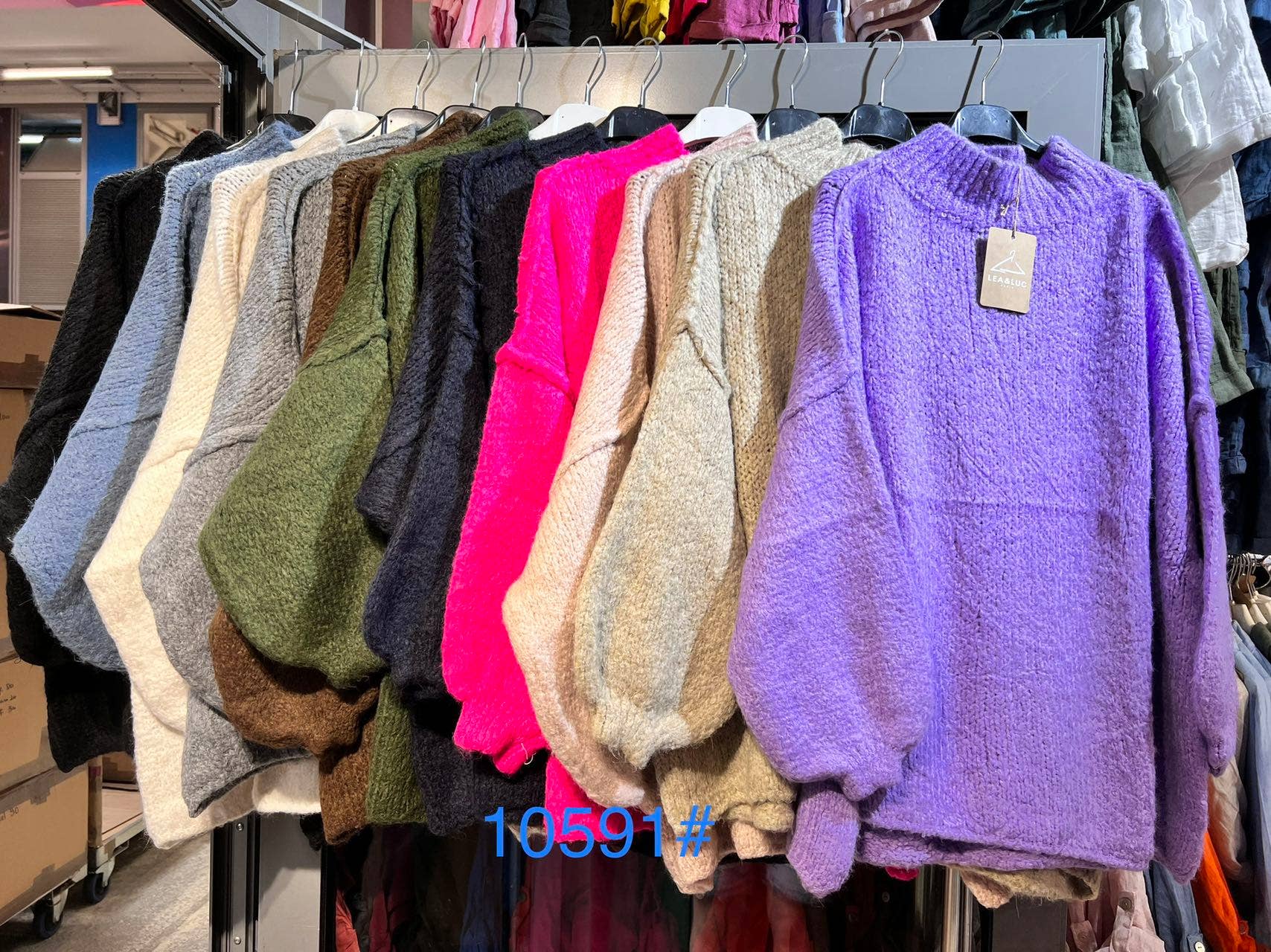 LÉA & LUC - Wholesale Tunic Sweater - Women's - Sweater dress REF. 1059131