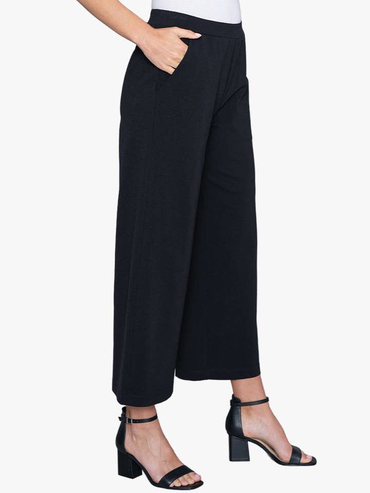 Women's Stretchy Ponte Perfect Flood Pants for wholesale by Stella Carakasi