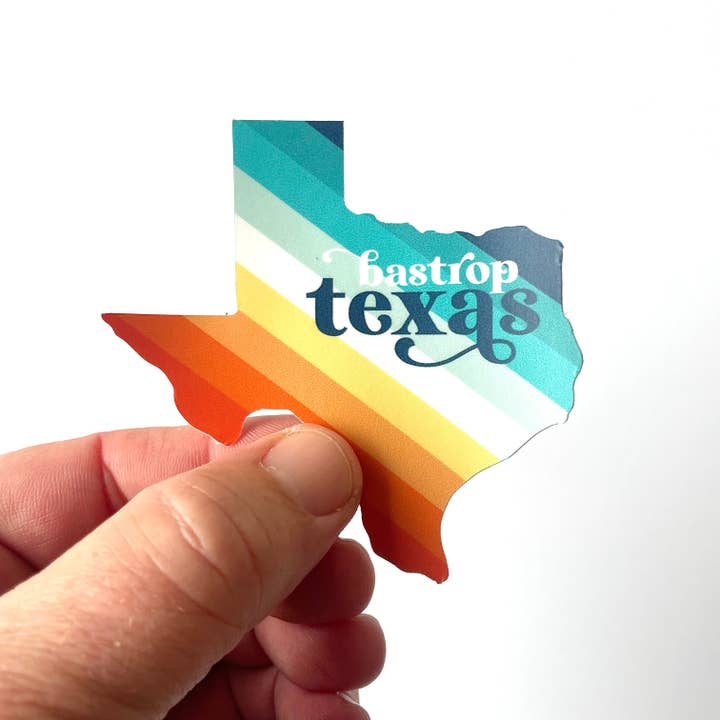 Hemlock & Heather - Wholesale Sticker - Custom Retro Texas Sticker2