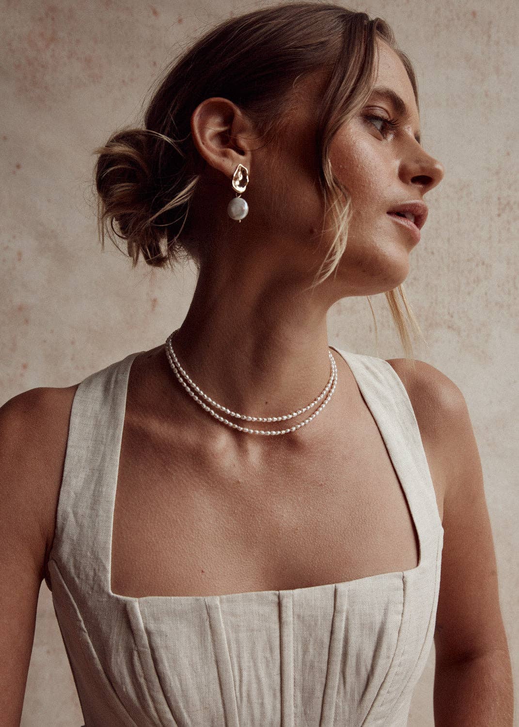 Dove Grey Accessories – wholesale Beaded/pearl necklace – ELIZA PEARL NECKLACE4