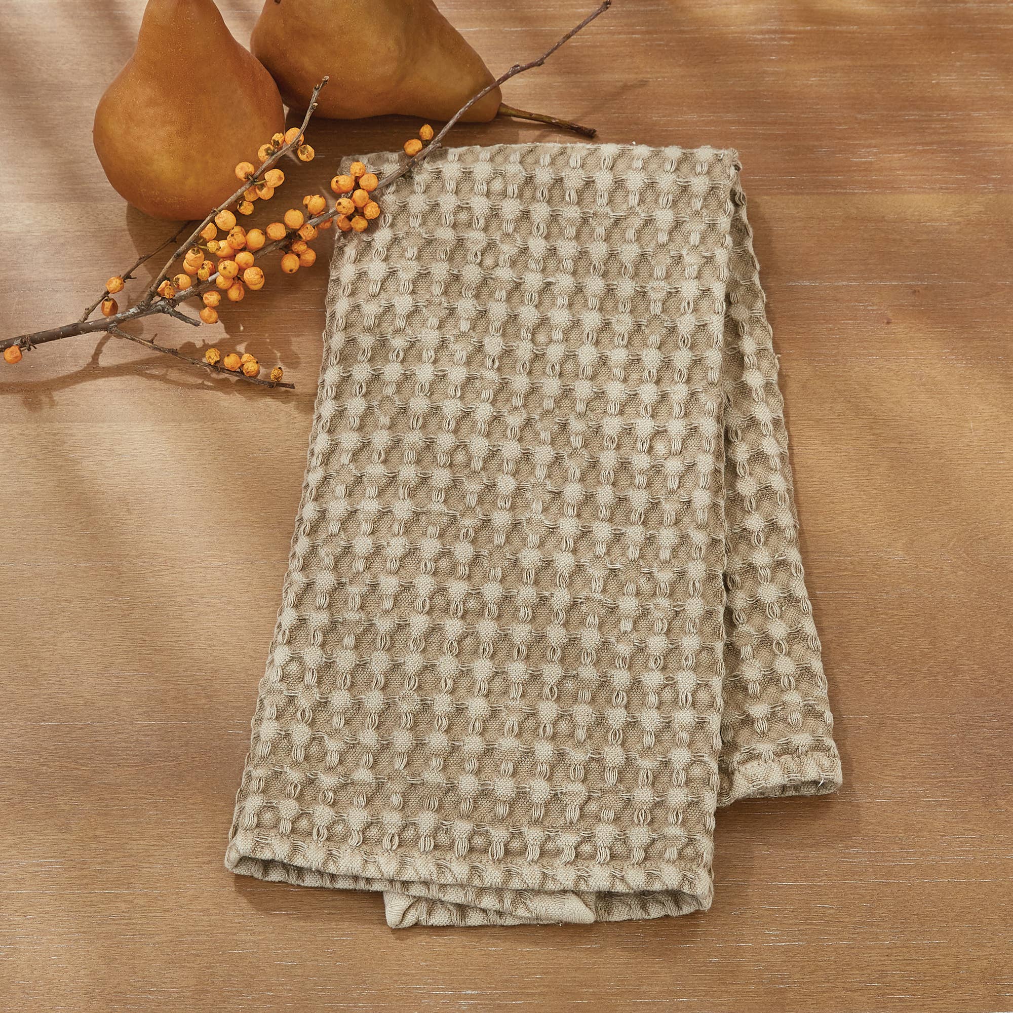 Split P - Wholesale Theedoek - Wafel Weave Towel - Bruin1