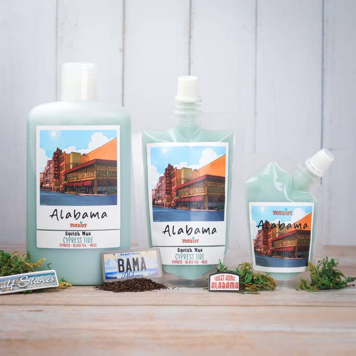 ALABAMA – Squeezable Squish Wax Melt | The Scenic Route Collection for wholesale by Tourist Products