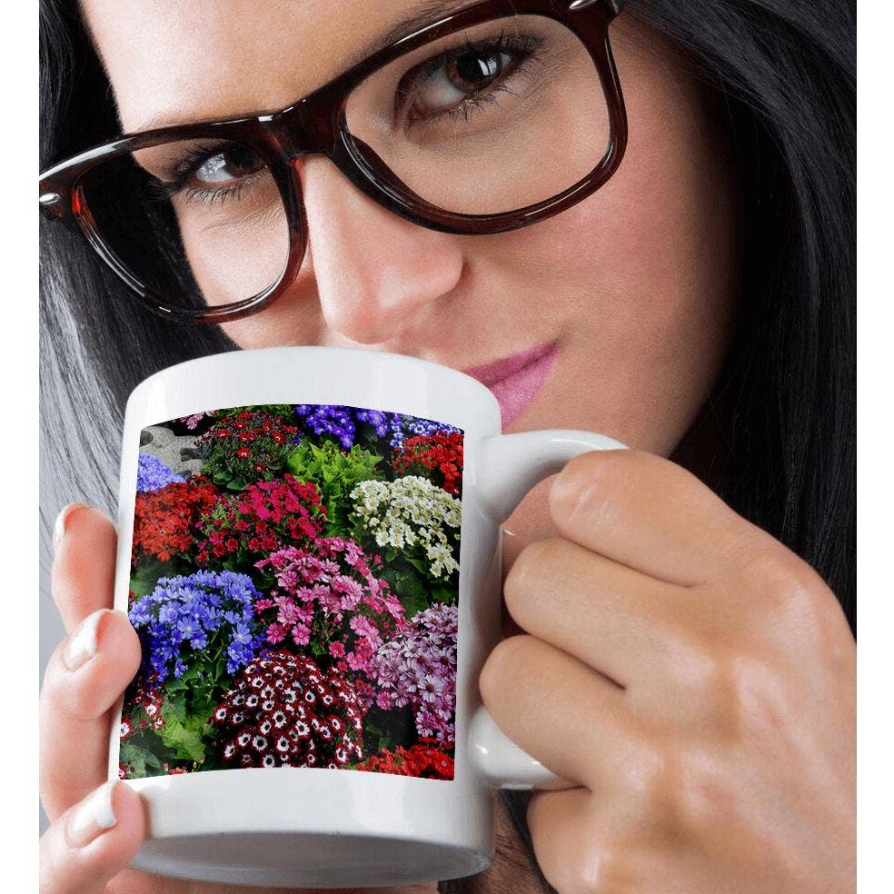 3dRose - Wholesale Coffee Mug - 3dRose, Springtime gardens, Victoria, BC, Canada. Cinerarias in bloom, Mug9
