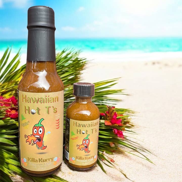 Killa Kurry för wholesale av Hawaiian Hot T’s Hot Sauce