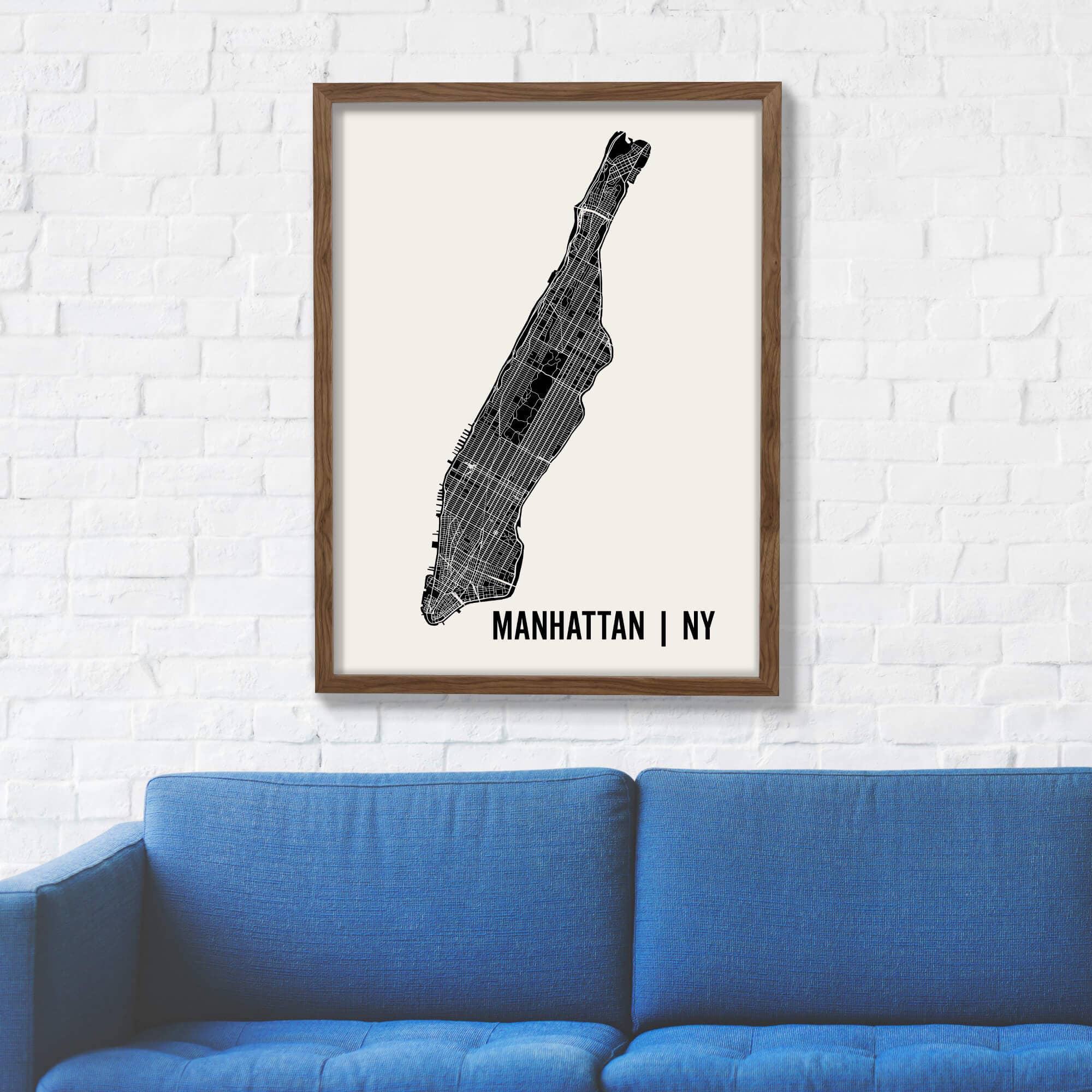 Mr City Printing - Wholesale Art Print - Manhattan Map Art2