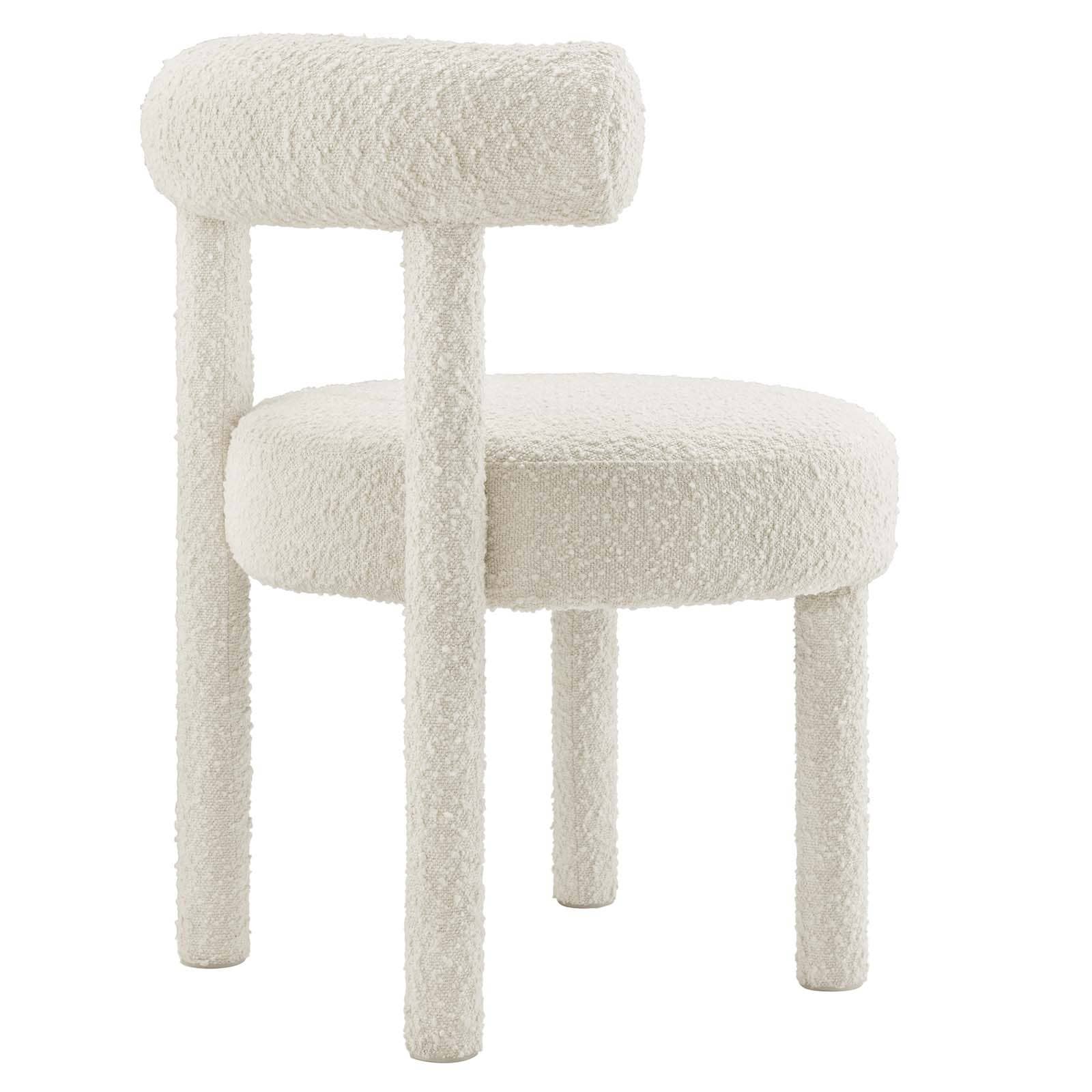 Modway - Wholesale Chair - Toulouse Boucle Fabric Dining Chair3