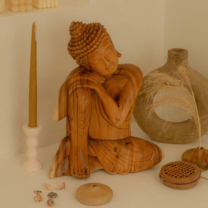 Kayu&Co. - Wholesale Sculpture - Hand-carve Buddha Statue 40cm