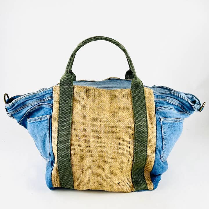 MILANO AMOUR - Wholesale Weekender Bag - Women's - NEW JERSEY DENIM MATCH JUTA POP COLOR TRAVEL CROSSBODY BAG6