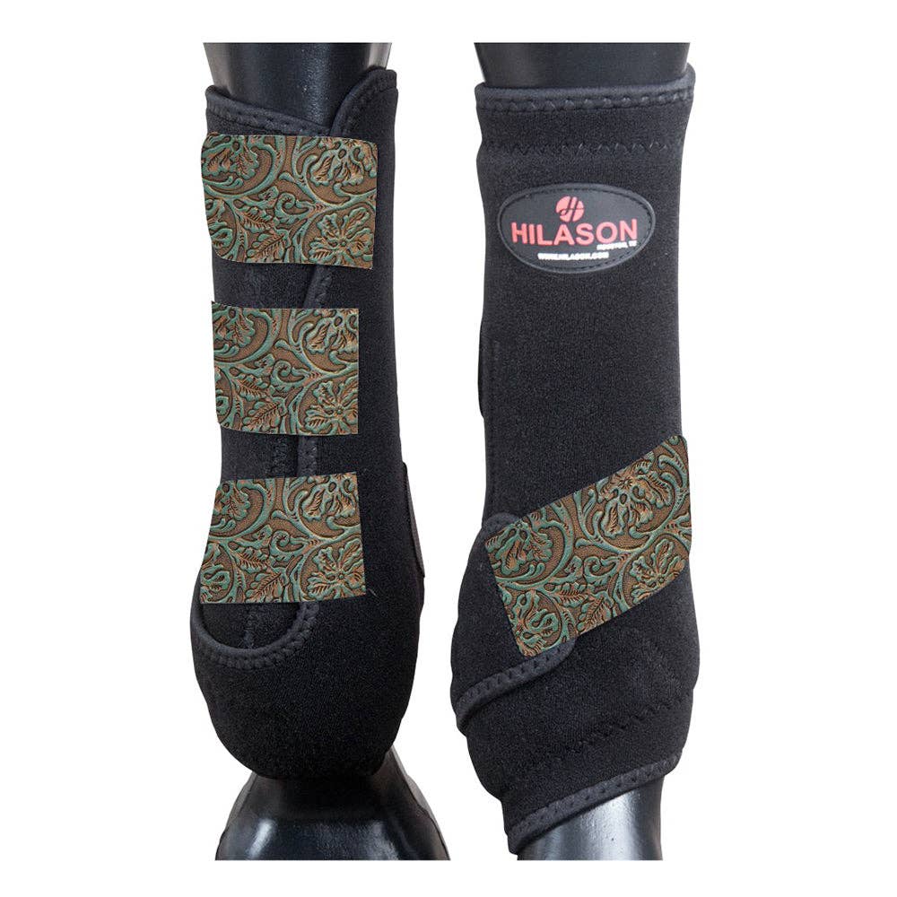 HILASON - Wholesale Horseback Riding Gear - HILASON L M S Horse Front Leg Sport Boots | Jumping Printed5
