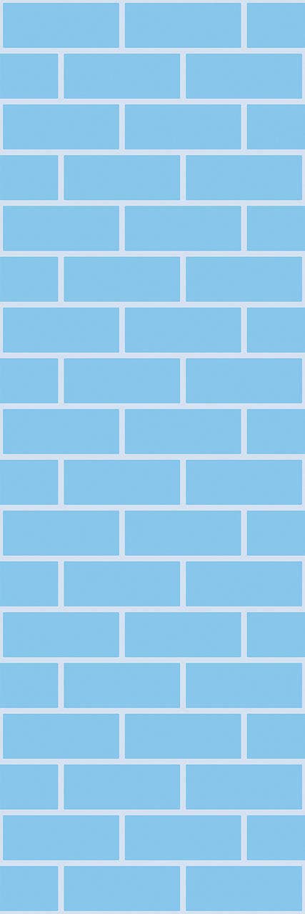 Mineheart – wholesale Wallpaper – Tonal blue bricks Outline wallpaper1