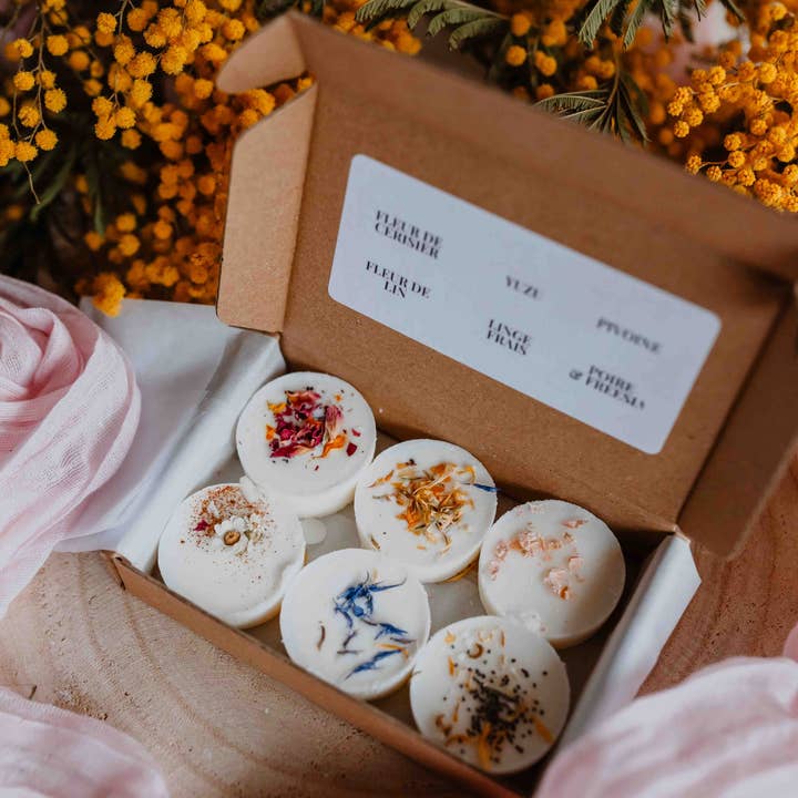 Spring Box - Box of 6 fondant - 30h and other Purchase Wholesale fond tarte flambée. Free Returns & Net 60 Terms on Faire trending on Faire.