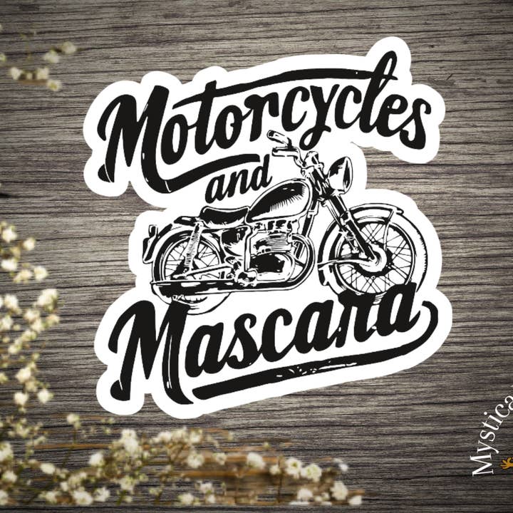 Mystical Monkey Toes - Wholesale Sticker - Funny Motorcycles & Mascara Vinyl Sticker3
